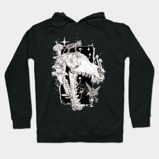 Thylacine Skull Hoodie